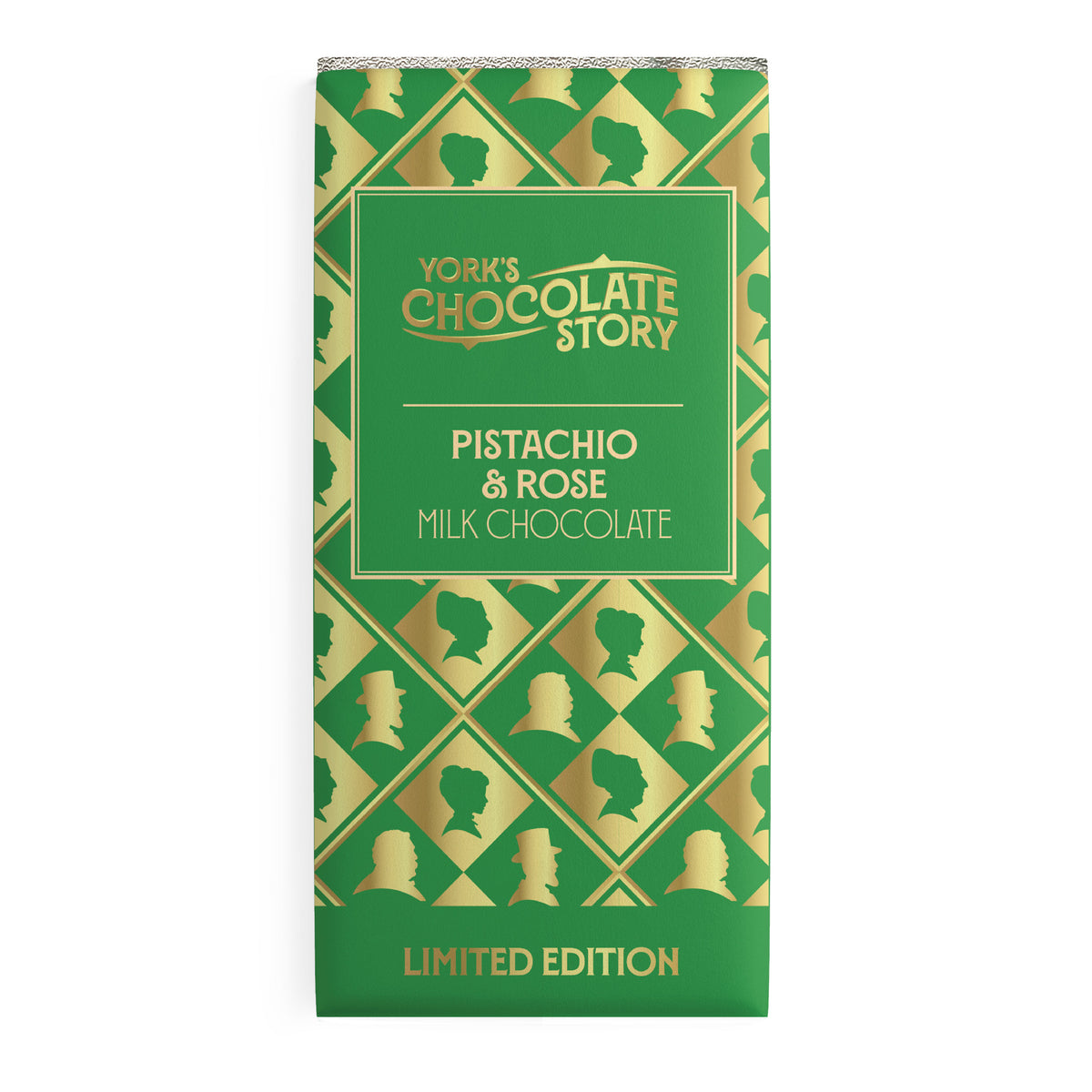 Pistachio & Rose Milk Chocolate Bar