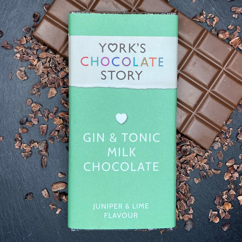 Gin & Tonic Milk Chocolate Bar