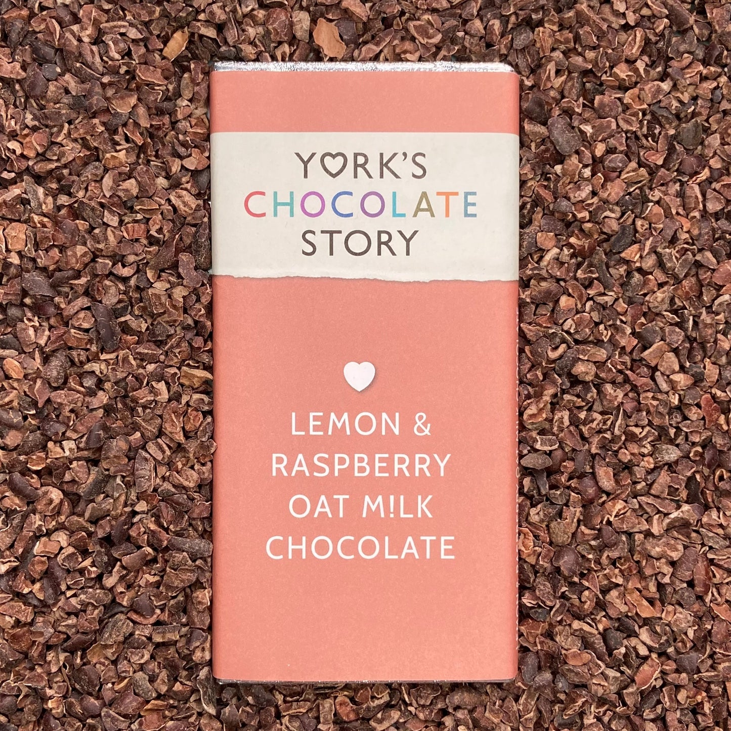 Lemon & Raspberry Oat Milk Chocolate Bar