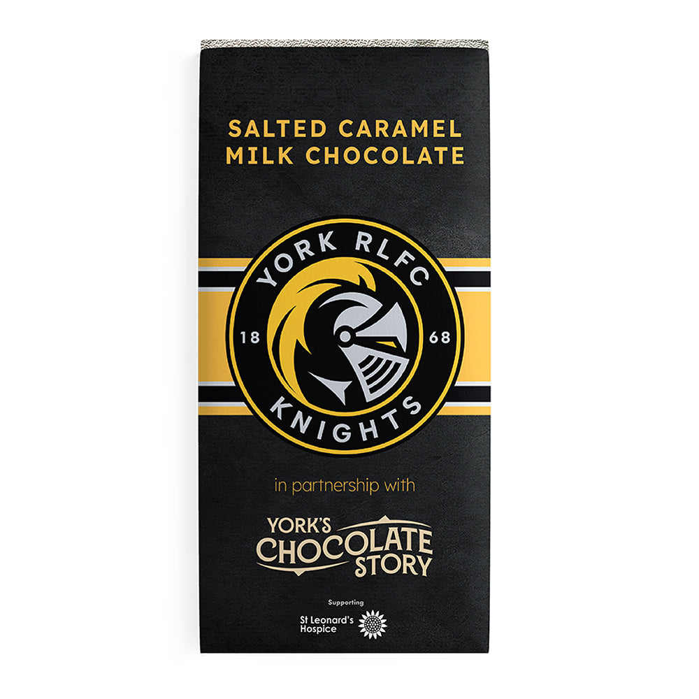 Knights Rugby - Salted Caramel Chocolate Bar