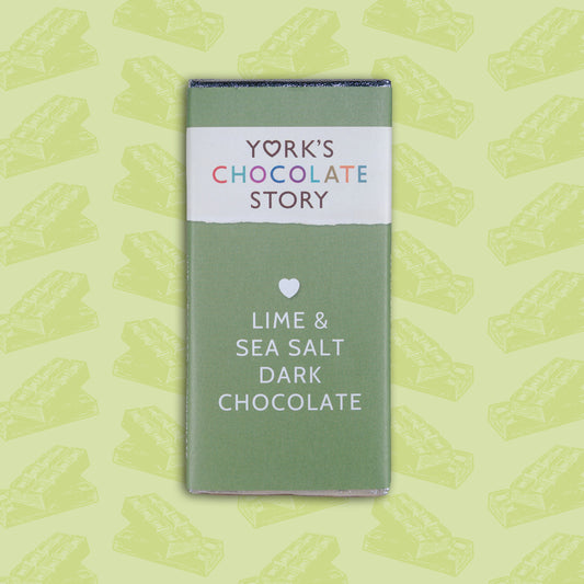 Lime & Sea Salt Dark Chocolate Bar