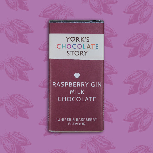 Raspberry Gin Milk Chocolate Bar