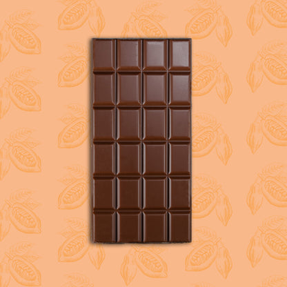 Orange & Rhubarb Oat Milk Chocolate Bar