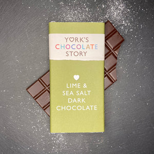 Lime & Sea Salt Dark Chocolate Bar